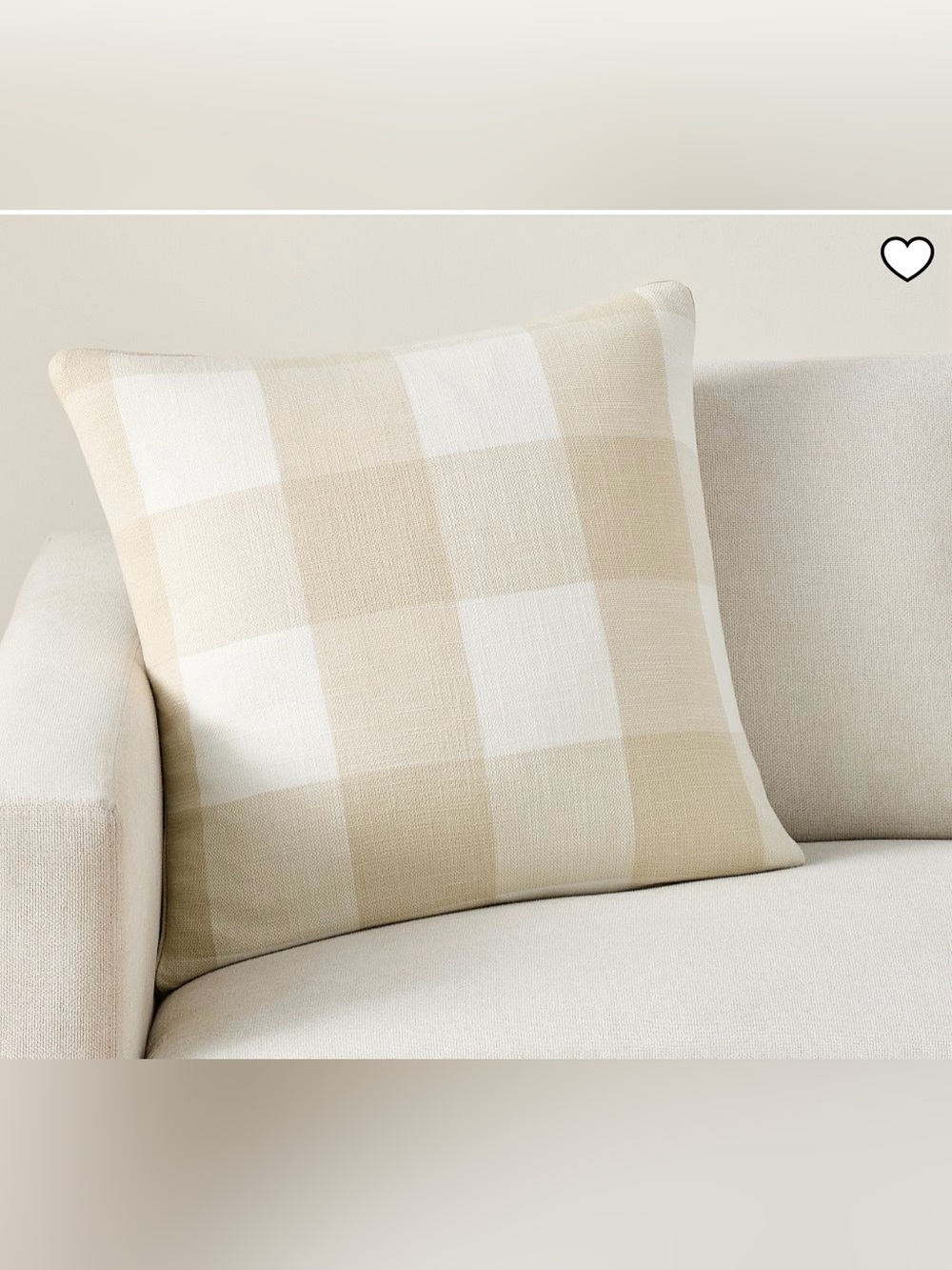NWT Set of TWO Pottery Barn Sawyer Check Pillow Covers